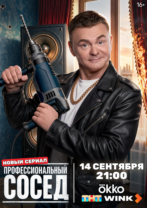 Профессиональный сосед постер